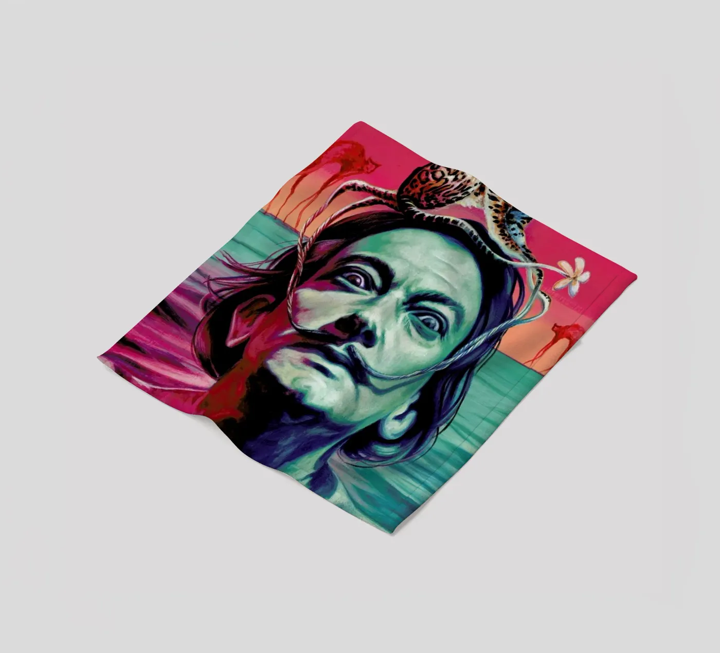 Dali Fleecedecke von Jared Yamahata