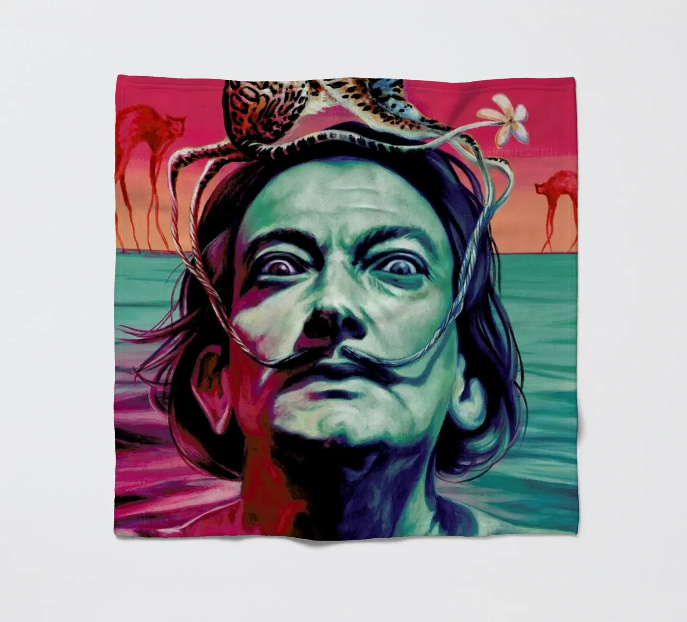 Dali Fleecedecke von Jared Yamahata