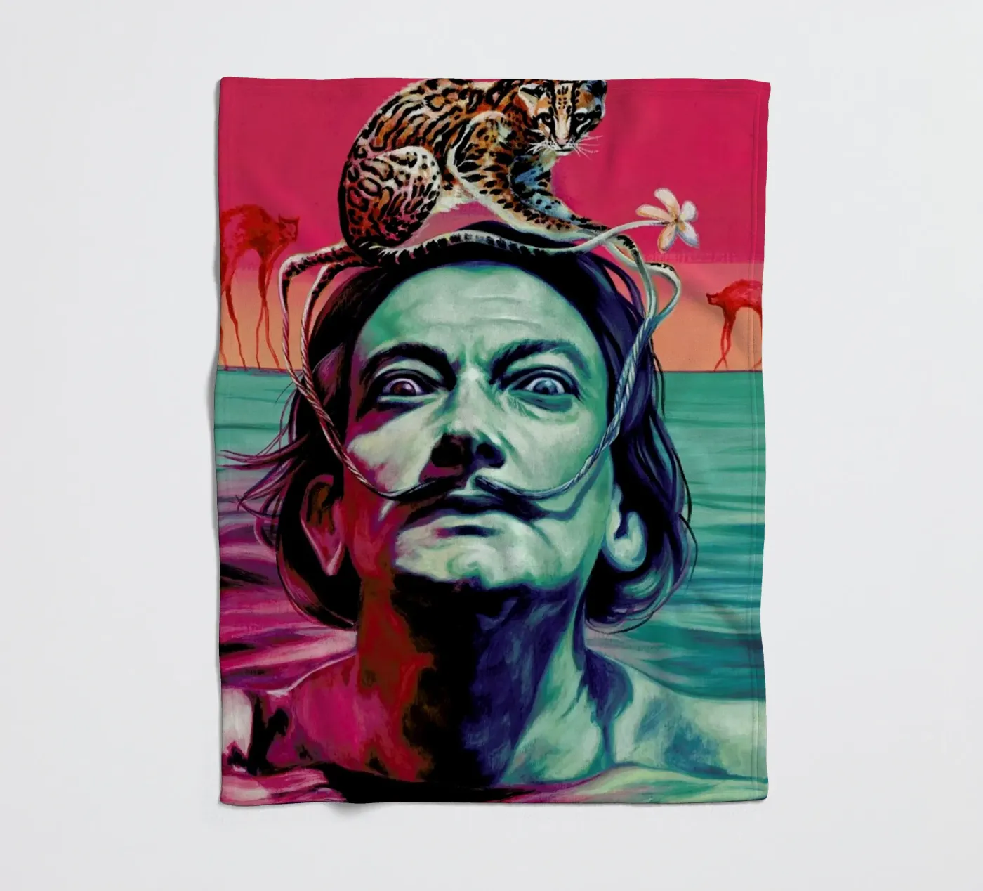 Dali Fleecedecke von Jared Yamahata