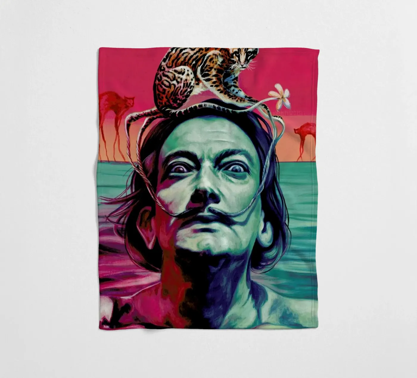 Dali Fleecedecke von Jared Yamahata