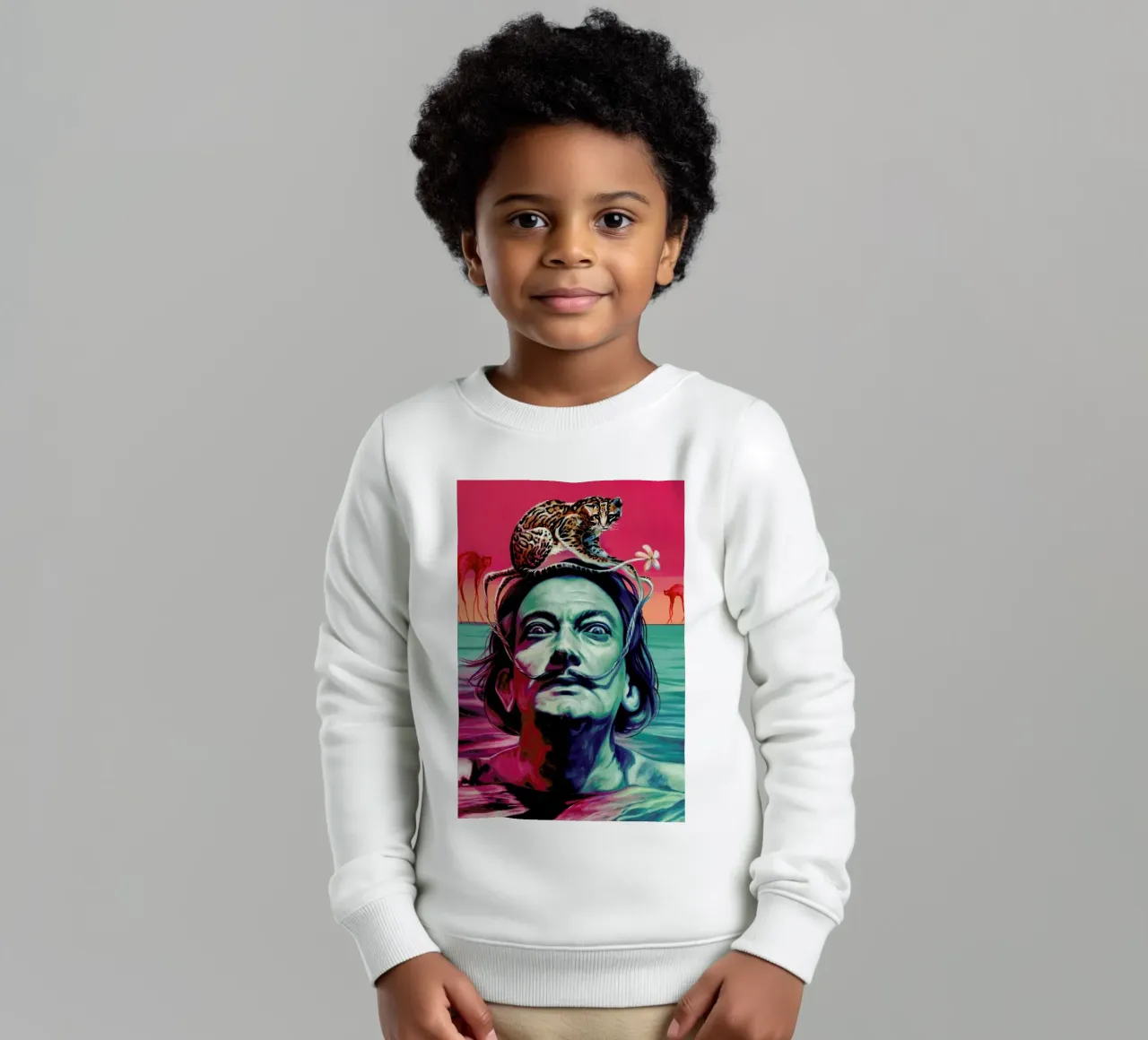 Dali felpa bambino da Jared Yamahata