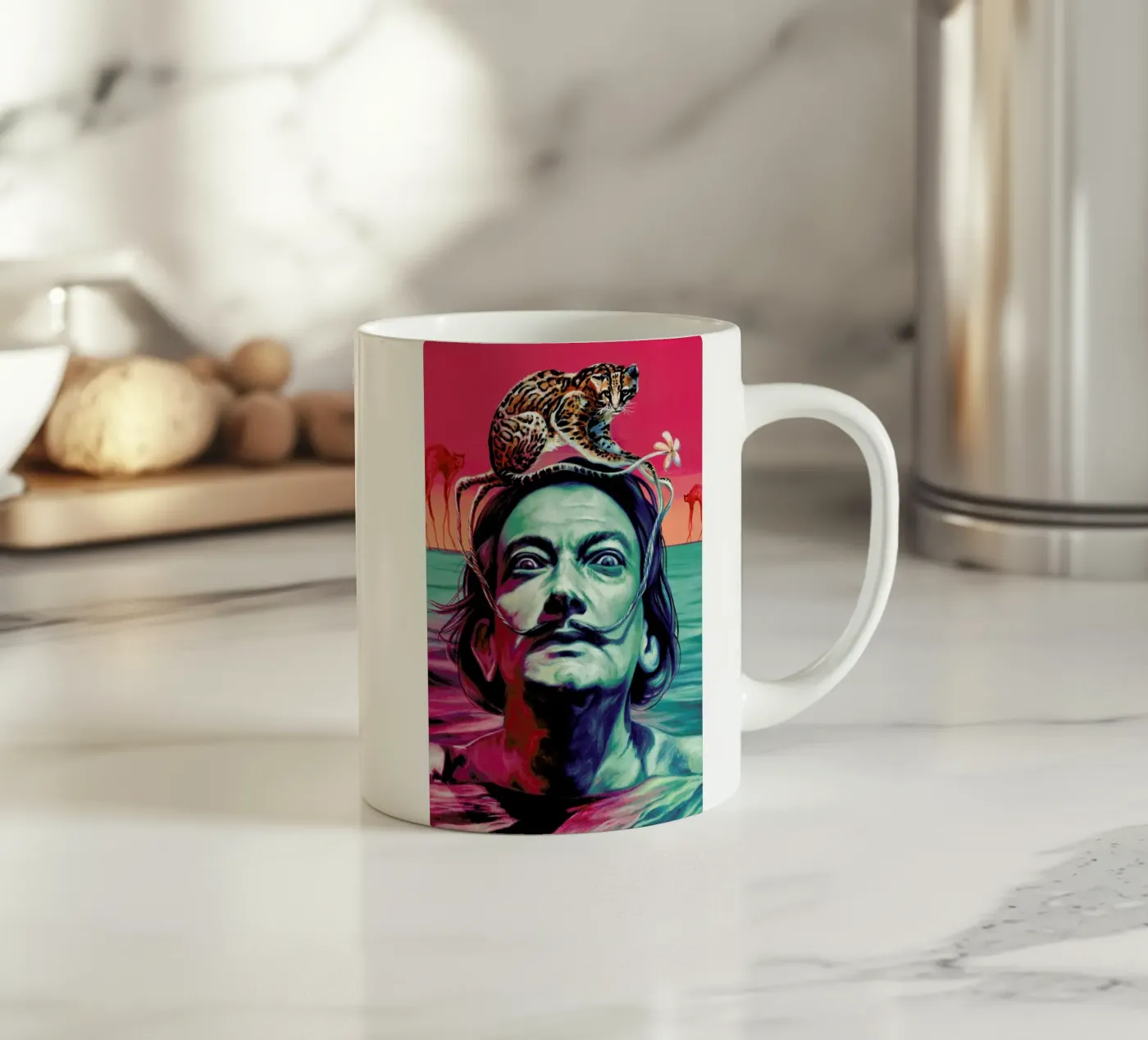 Dali ceramic mug by Jared Yamahata