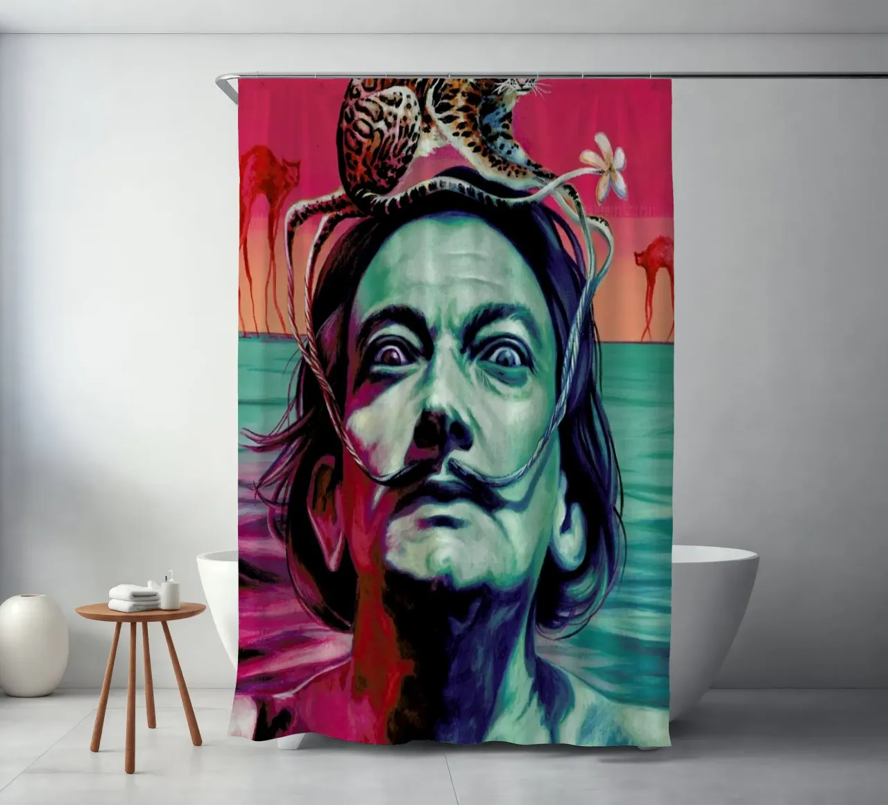 Dali Duschvorhang von Jared Yamahata