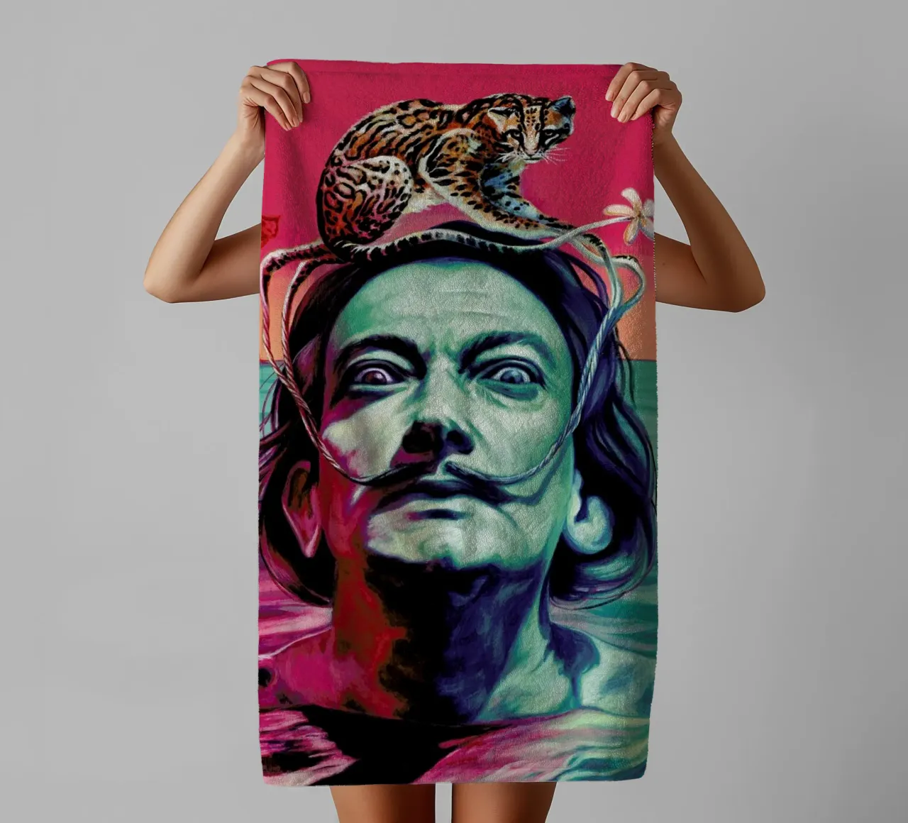 Dali asciugamano da bagno da Jared Yamahata