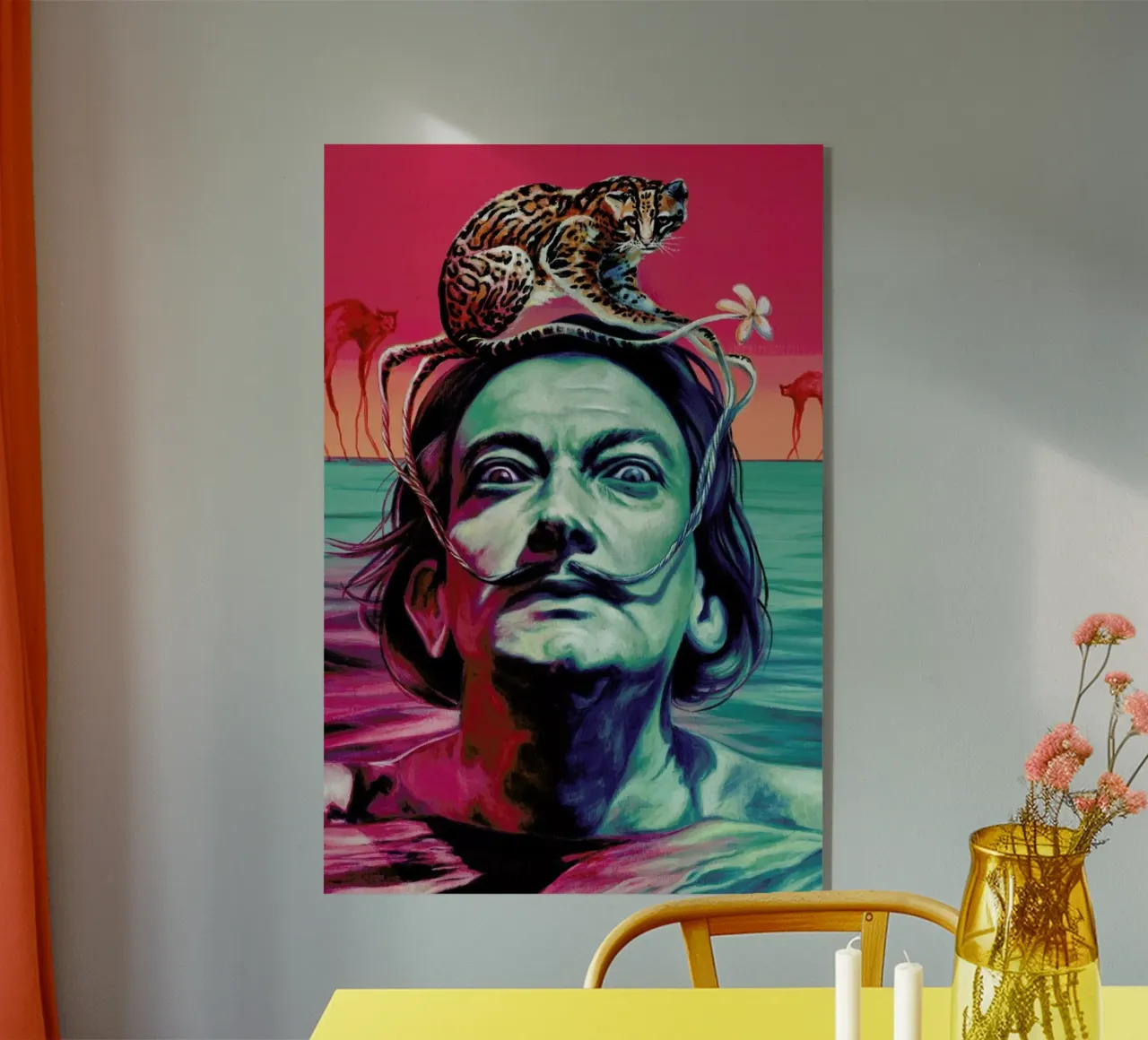 Dali acryl van Jared Yamahata