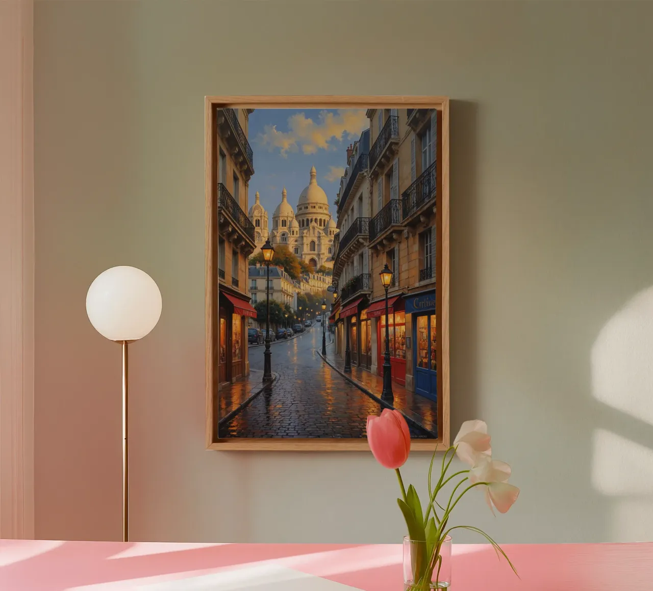Sunlit Sacré-Cœur Over Montmartre canvas by AlbertKlee