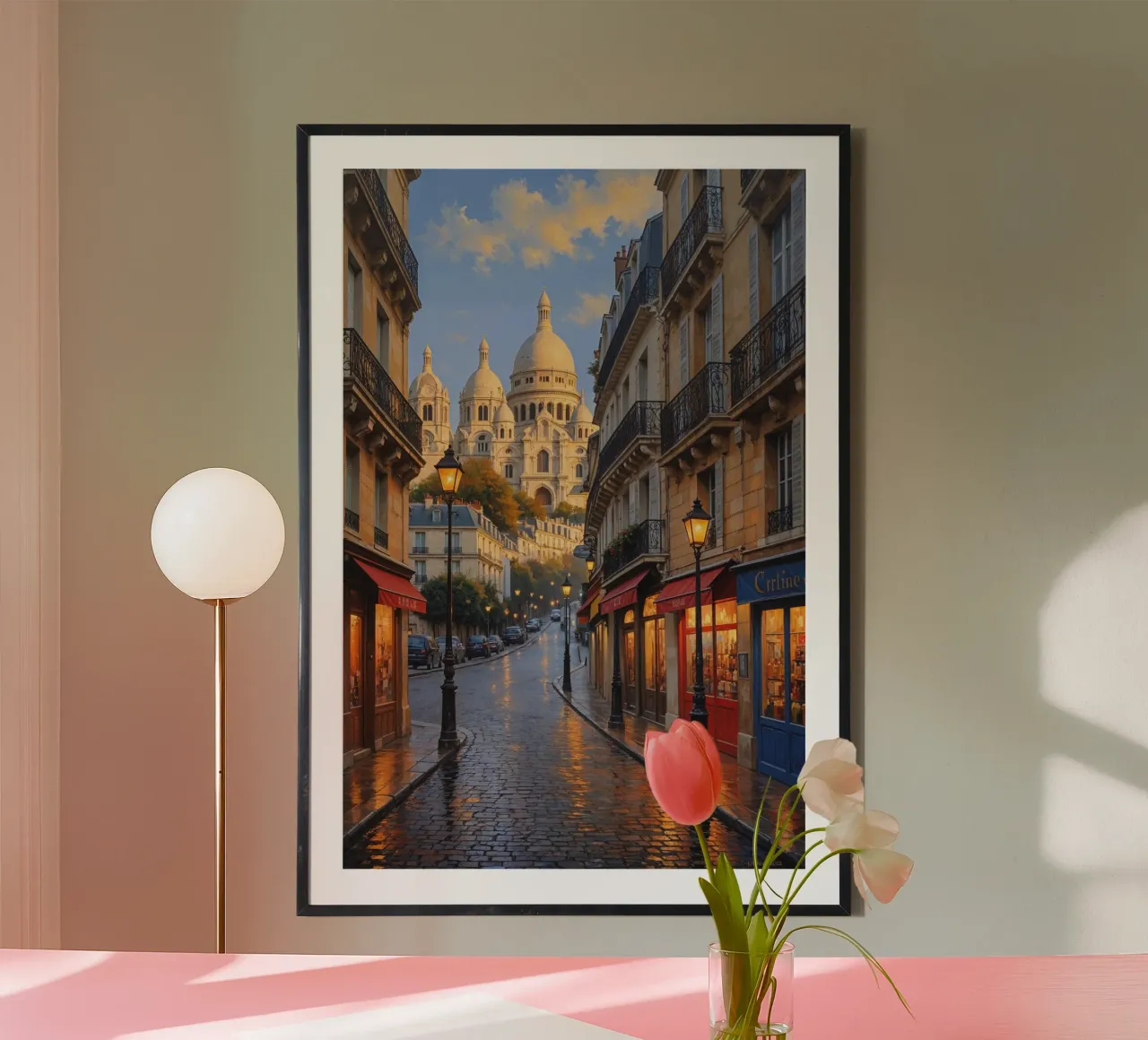 Sunlit Sacré-Cœur Over Montmartre poster by AlbertKlee