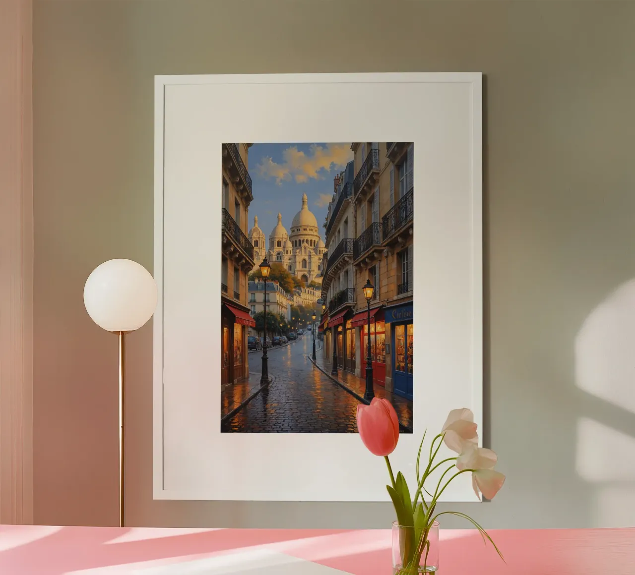Sunlit Sacré-Cœur Over Montmartre poster by AlbertKlee