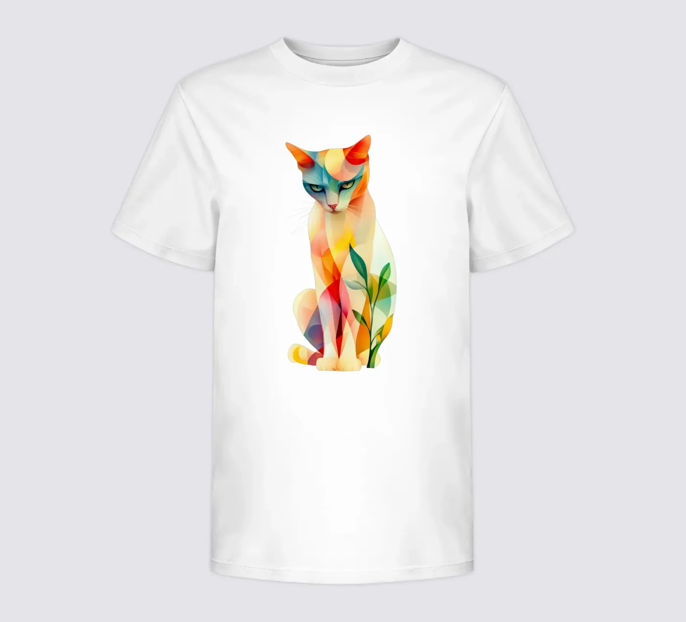 Cat t-shirt bambini da Art Unleashed