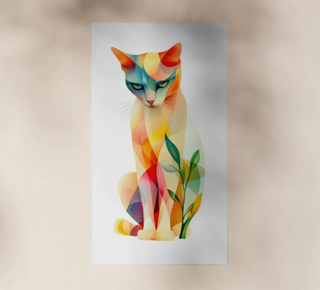 Cat pellicola backlit da Art Unleashed