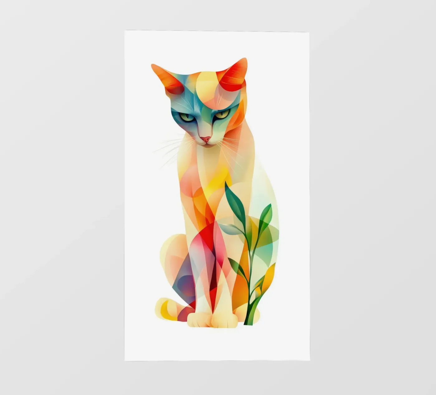Cat pellicola backlit da Art Unleashed