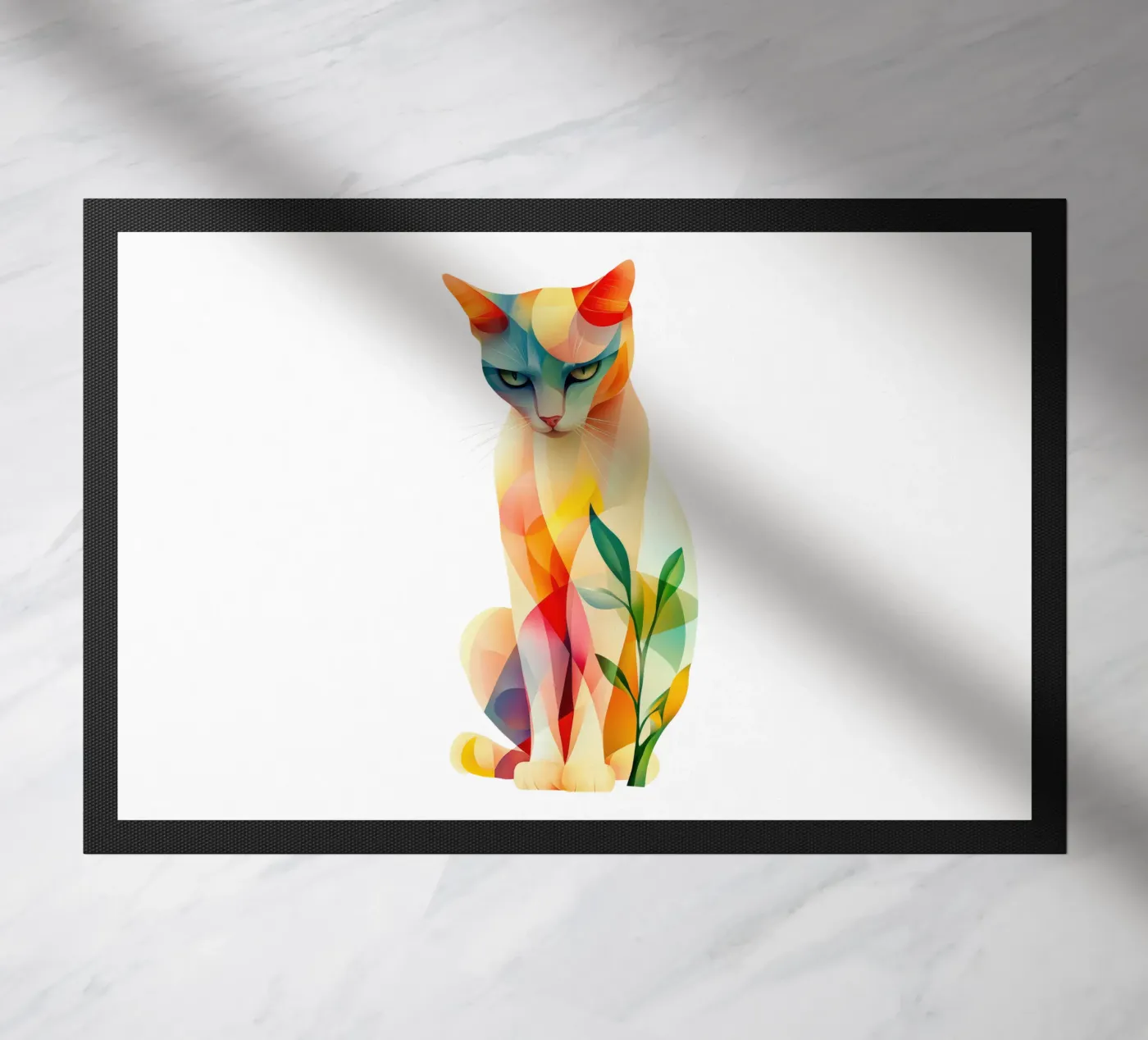 Cat doormat by Art Unleashed