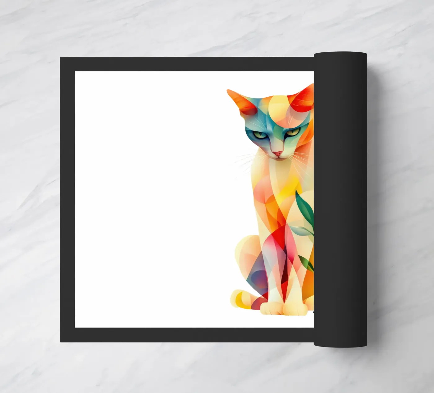 Cat doormat by Art Unleashed