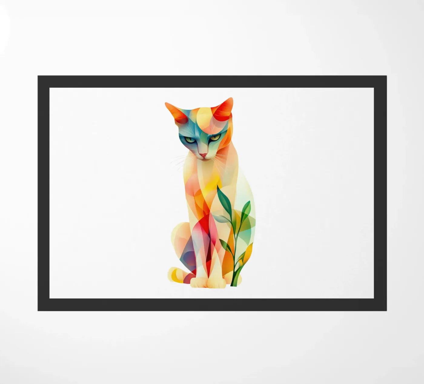 Cat doormat by Art Unleashed