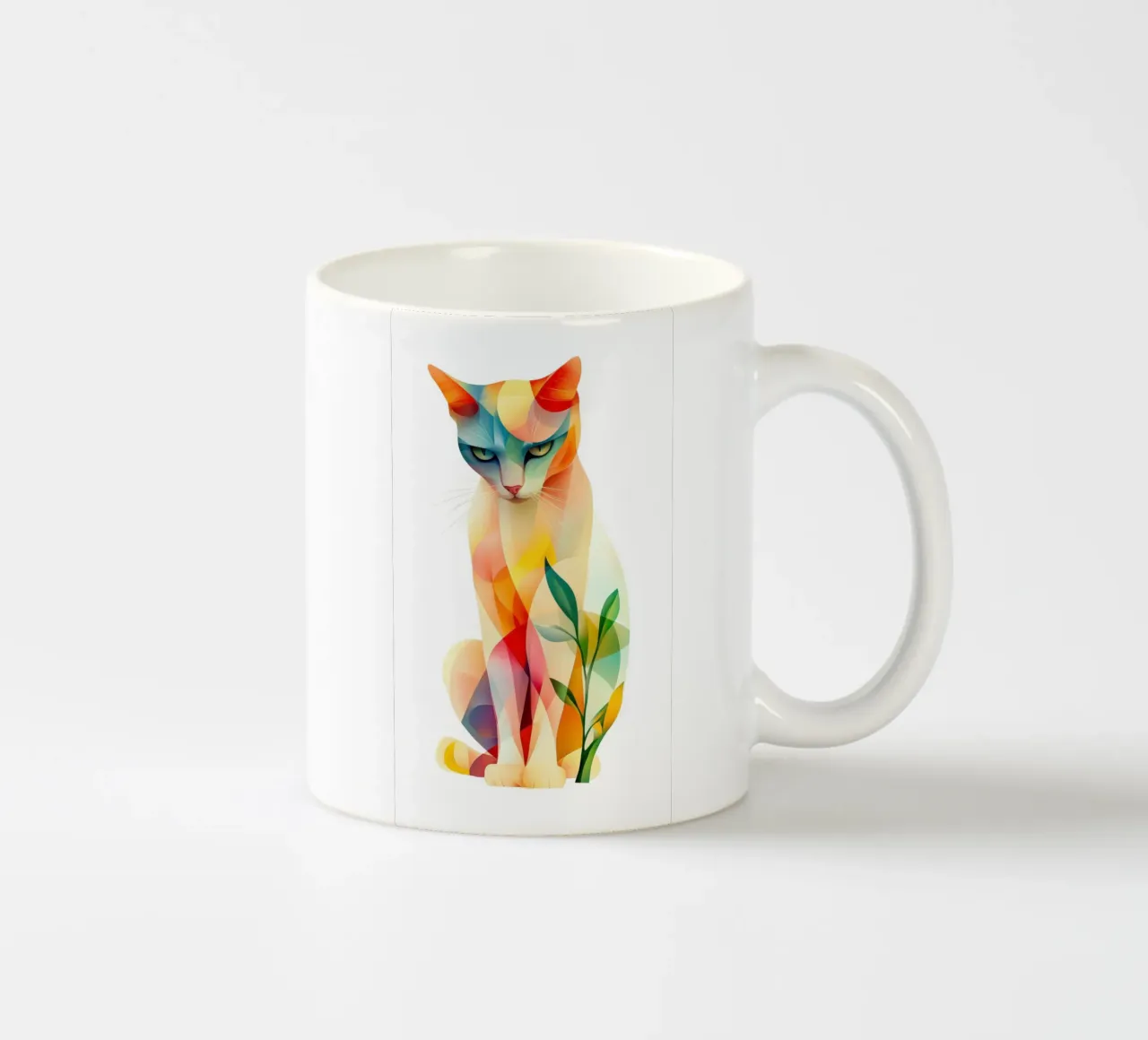 Cat tazza in ceramica da Art Unleashed