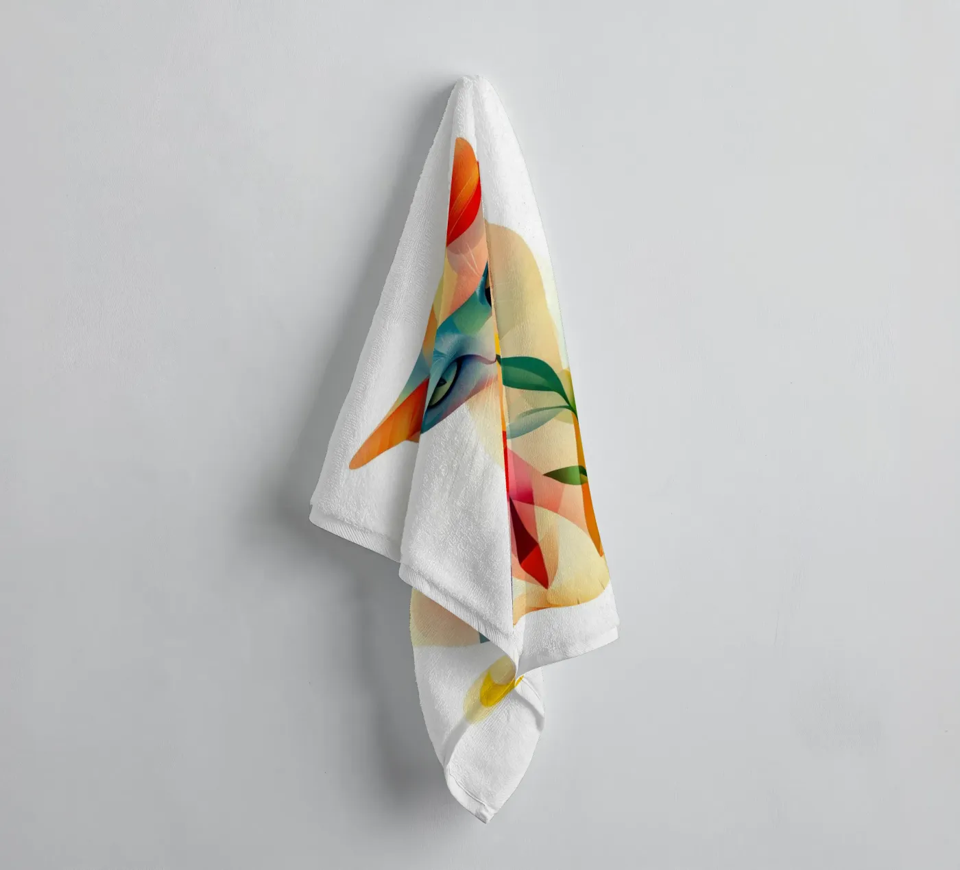 Cat badhanddoek van Art Unleashed