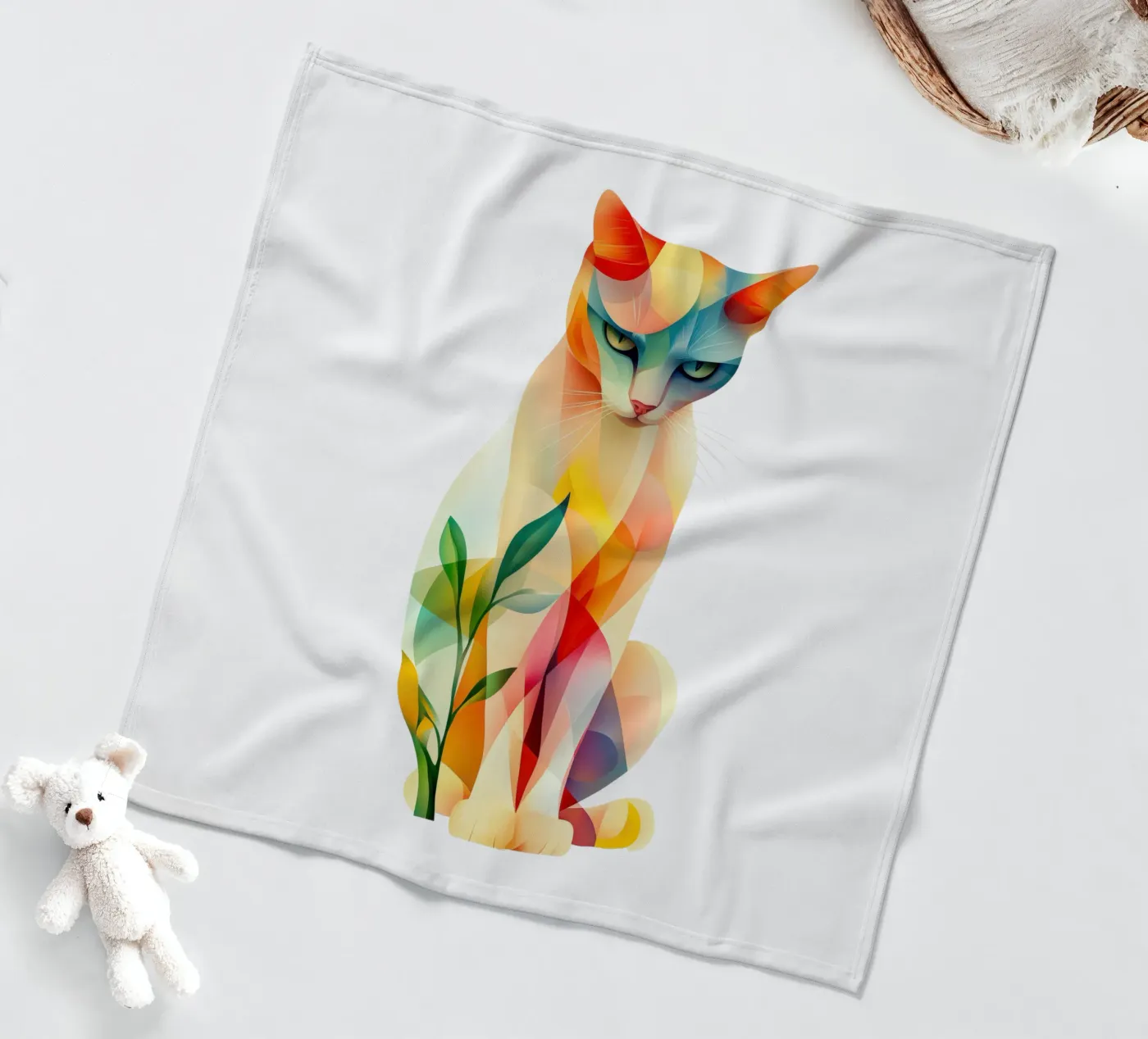 Cat fleecedeken van Art Unleashed