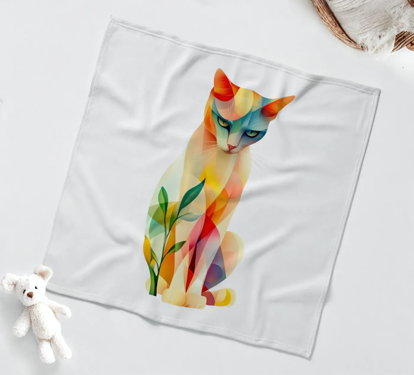 Cat fleecedeken van Art Unleashed