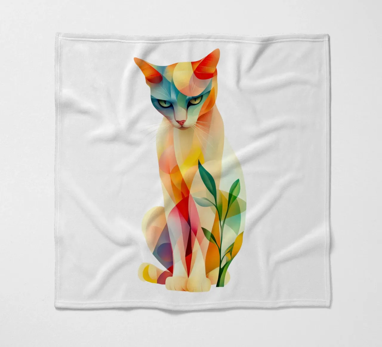 Cat Fleecedecke von Art Unleashed
