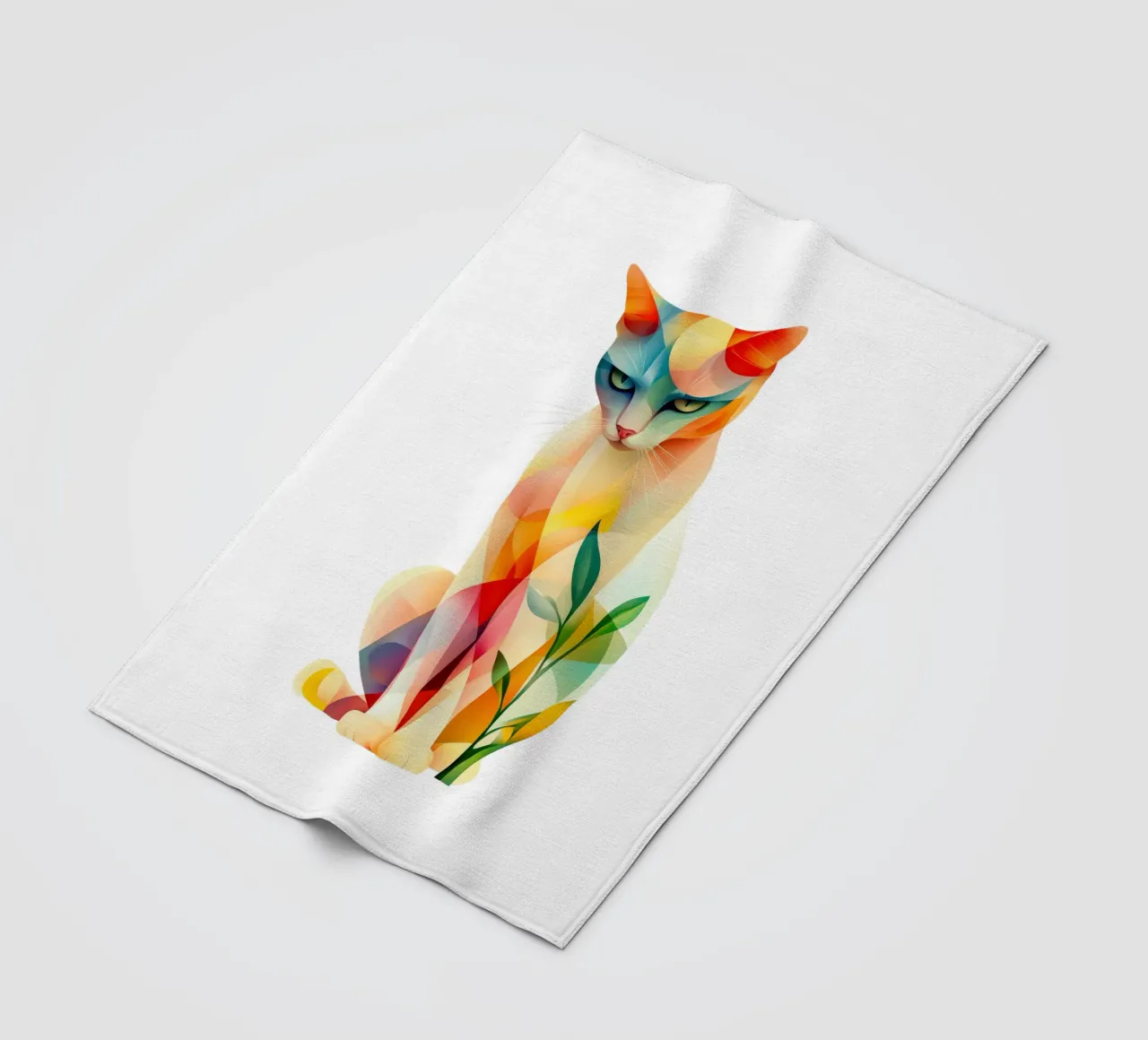 Cat Fleecedecke von Art Unleashed