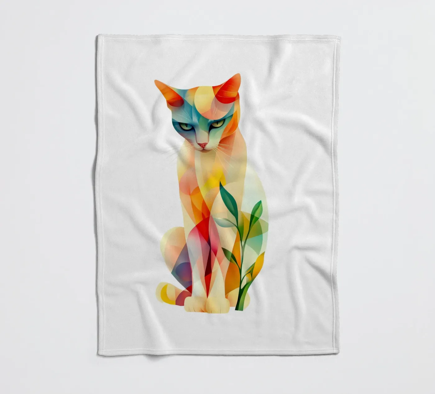 Cat fleecedeken van Art Unleashed