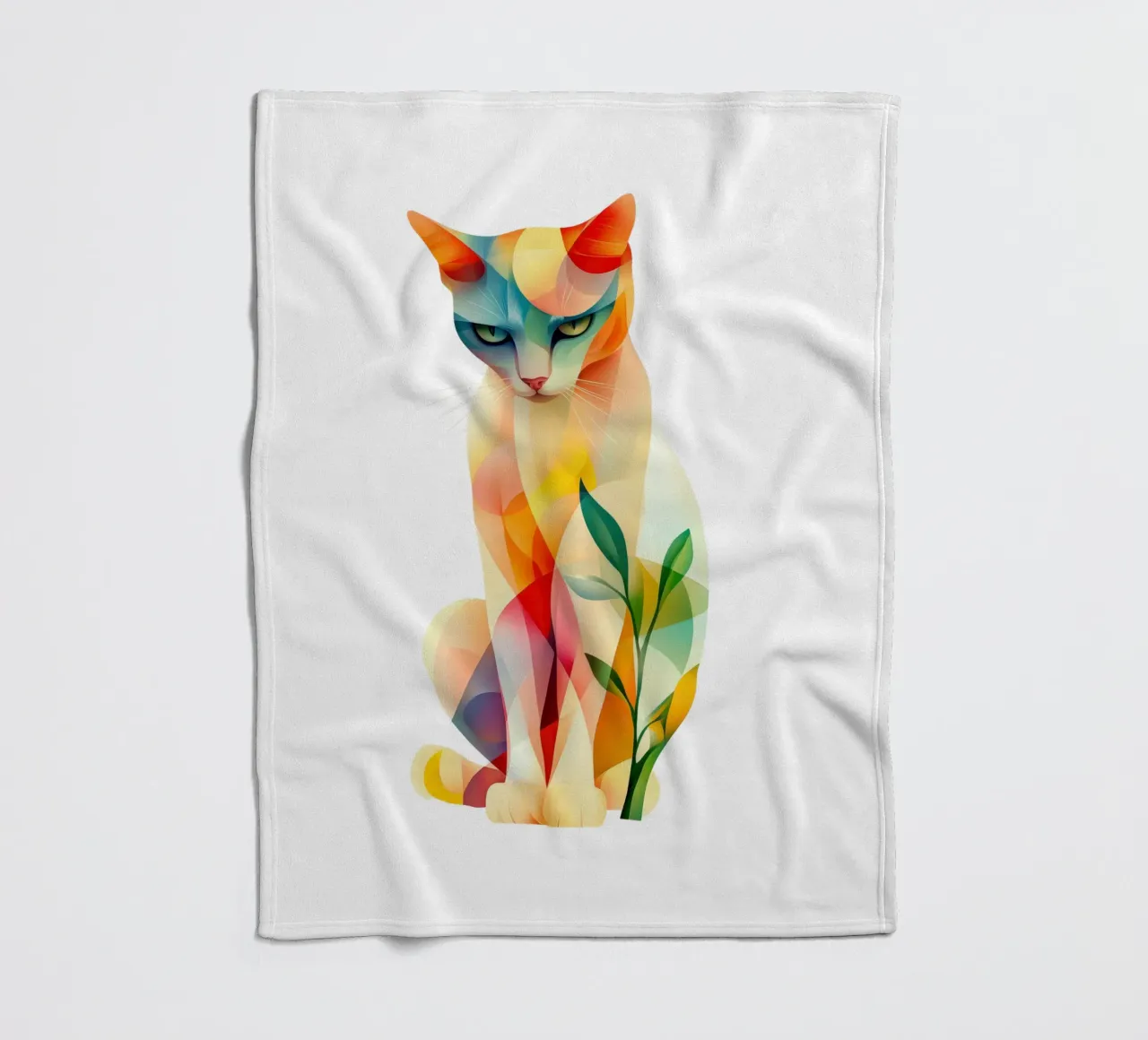 Cat Fleecedecke von Art Unleashed