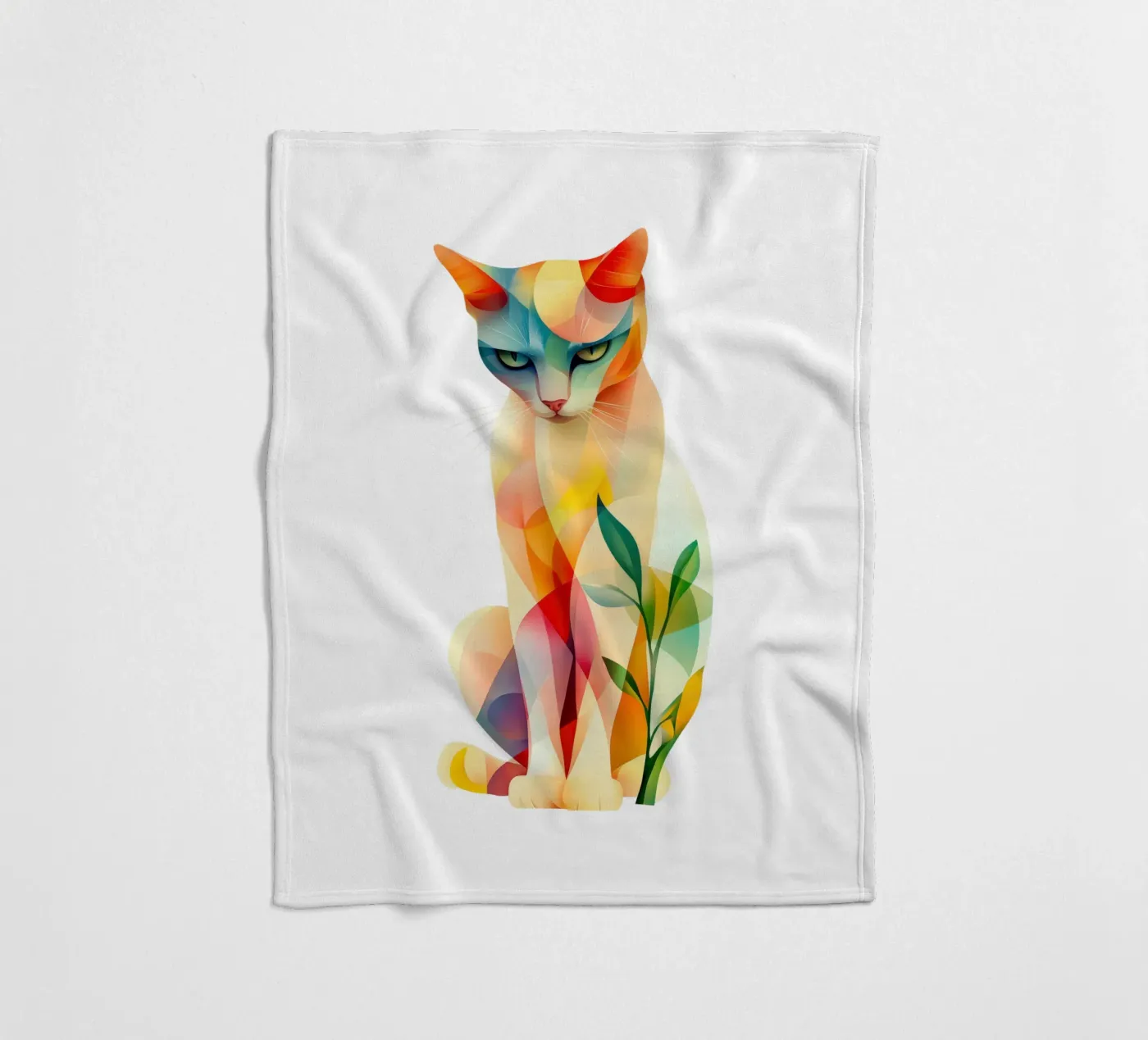 Cat fleecedeken van Art Unleashed