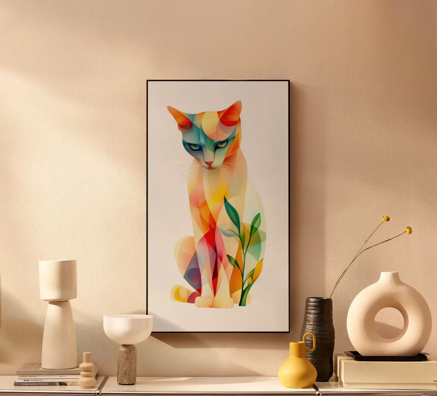 Cat plexiglas de Art Unleashed