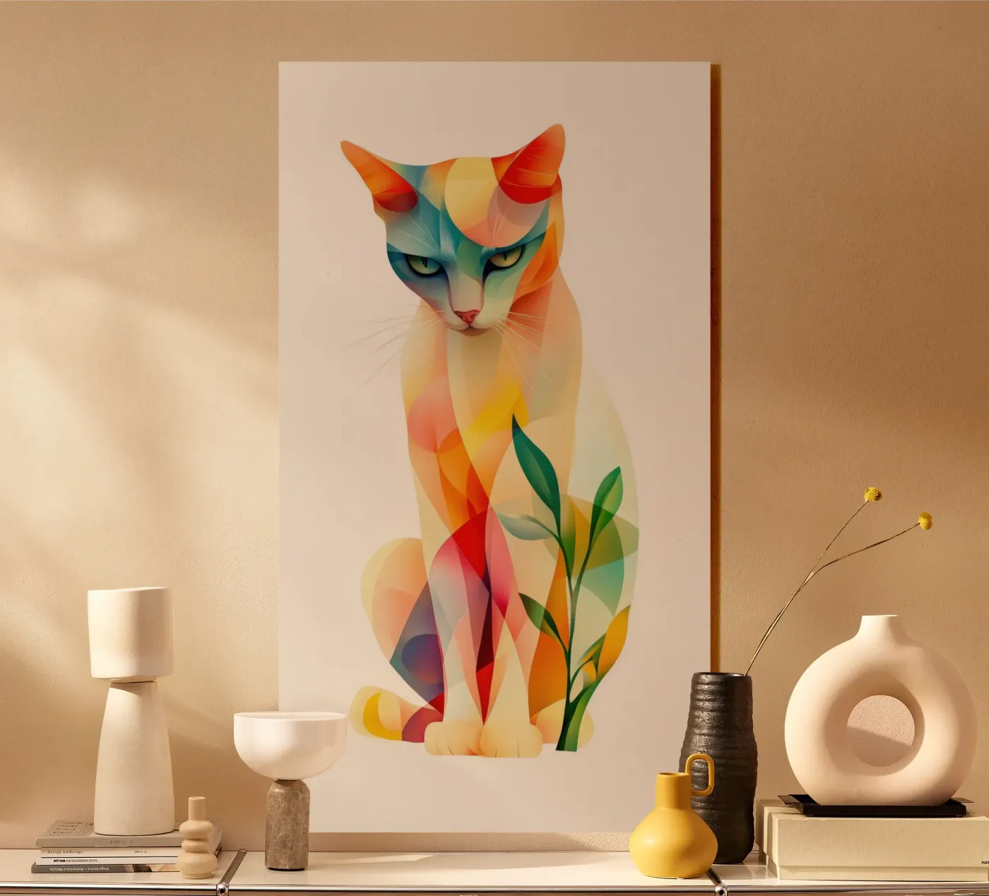 Cat plexiglas de Art Unleashed