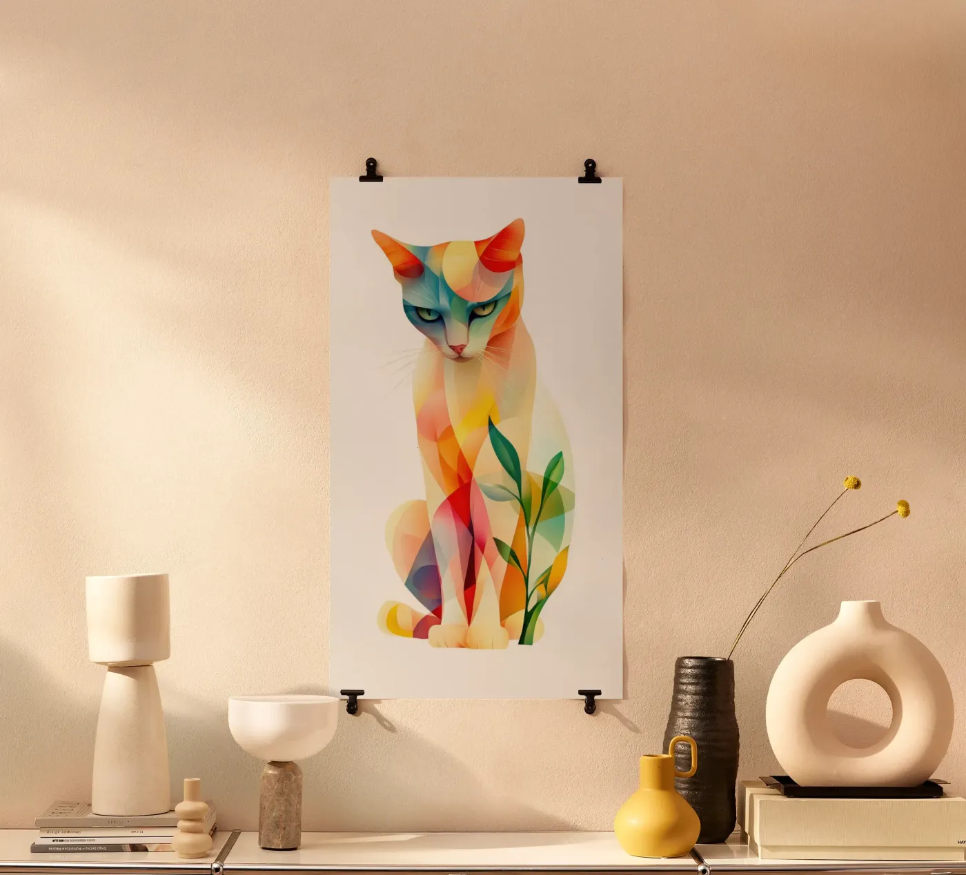 Cat poster van Art Unleashed