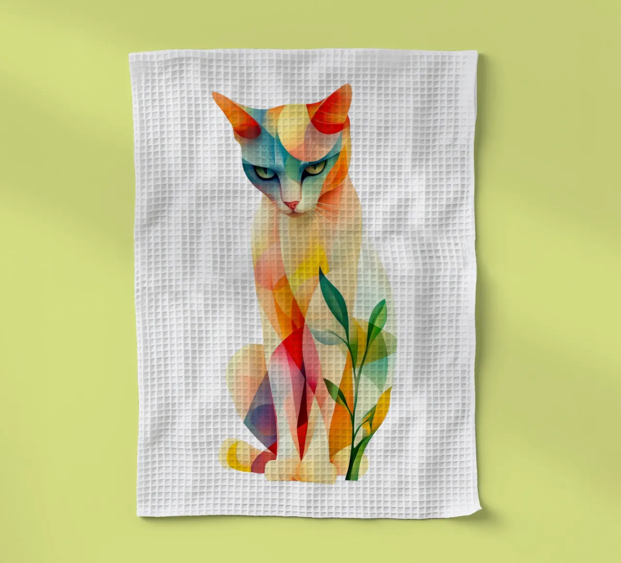 Cat canovaccio da cucina da Art Unleashed