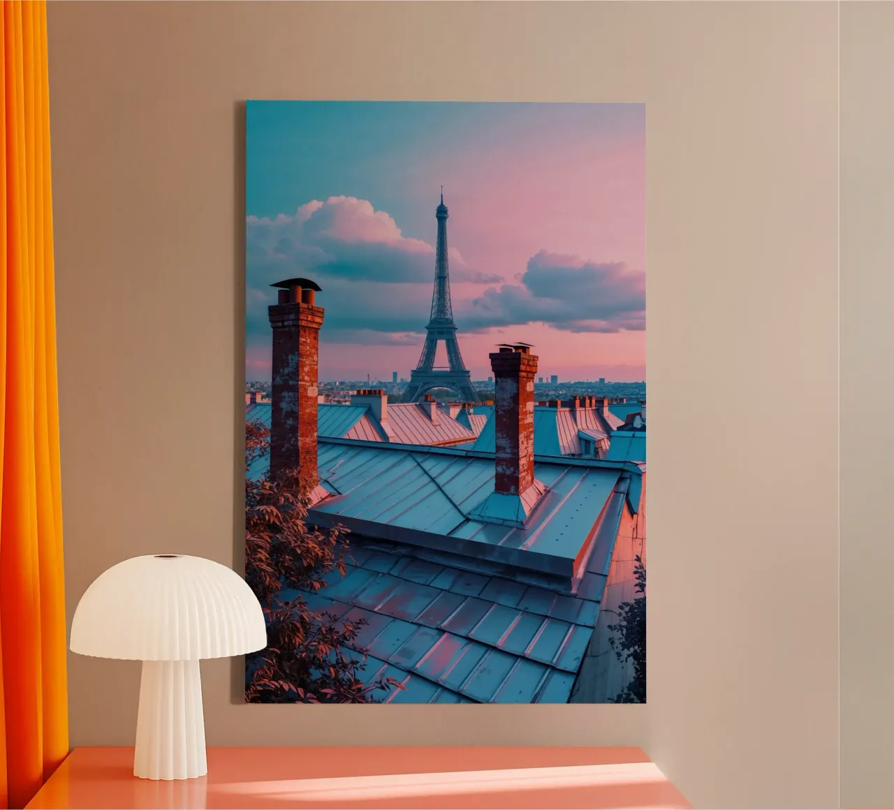 Chimney Tops and Eiffel Views tela da AlbertKlee