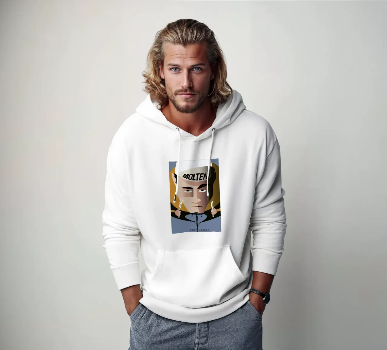 Merckx felpa con cappuccio da Michael Valenti