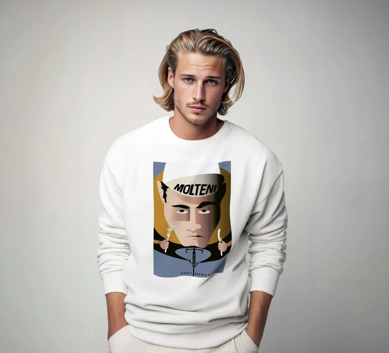 Merckx sweatshirt by Michael Valenti