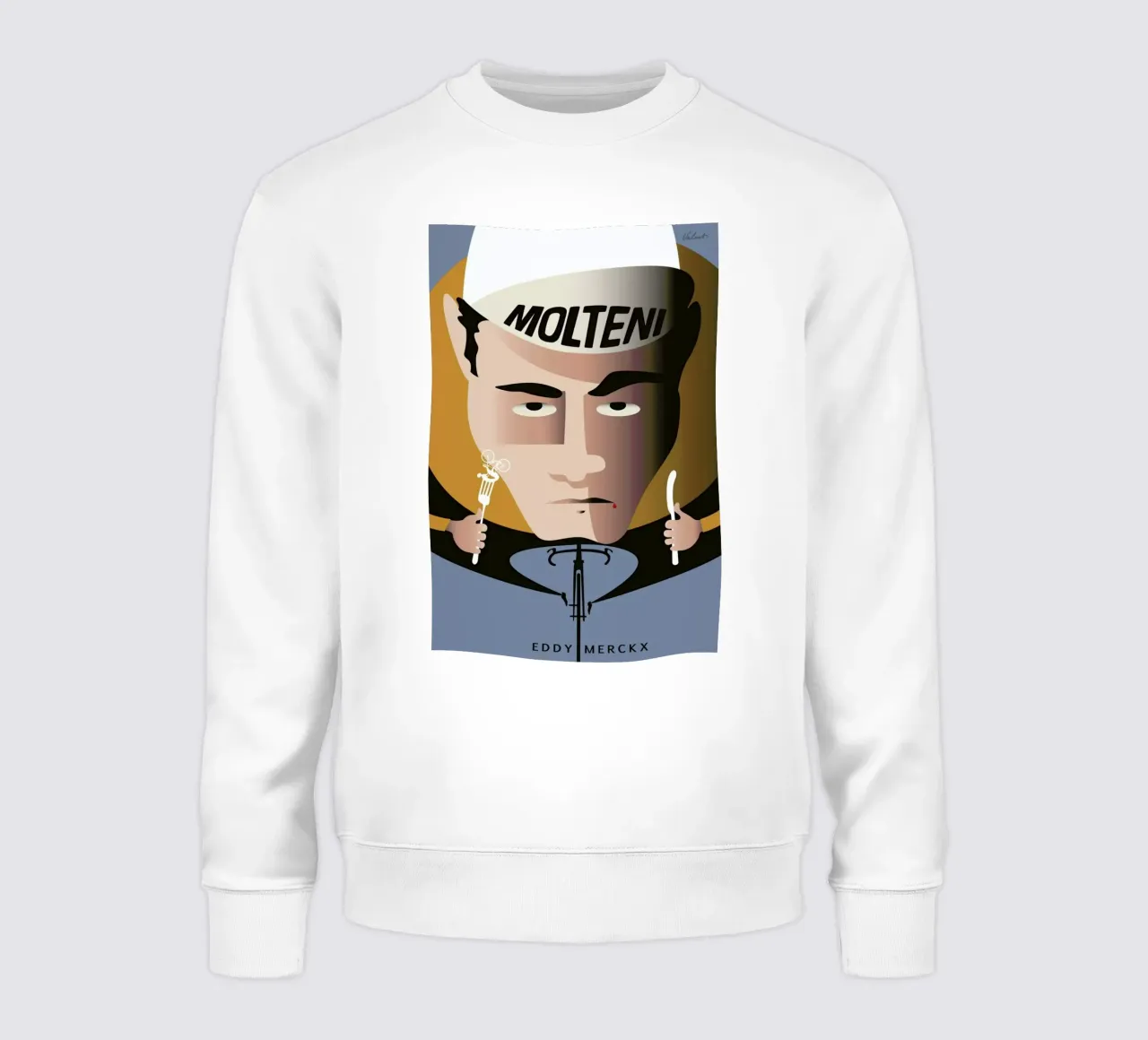 Merckx sweatshirt by Michael Valenti