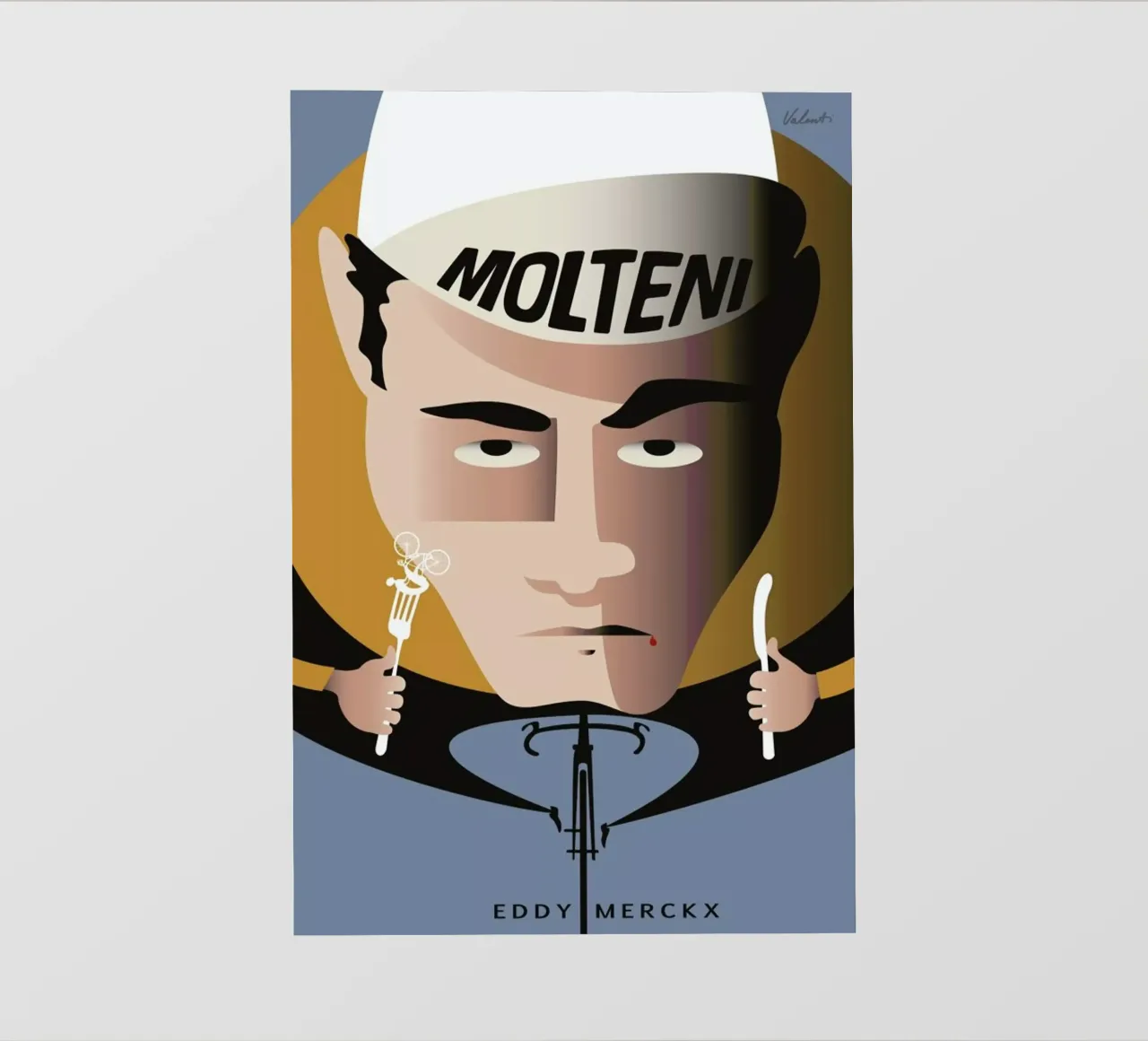 Merckx pellicola backlit da Michael Valenti