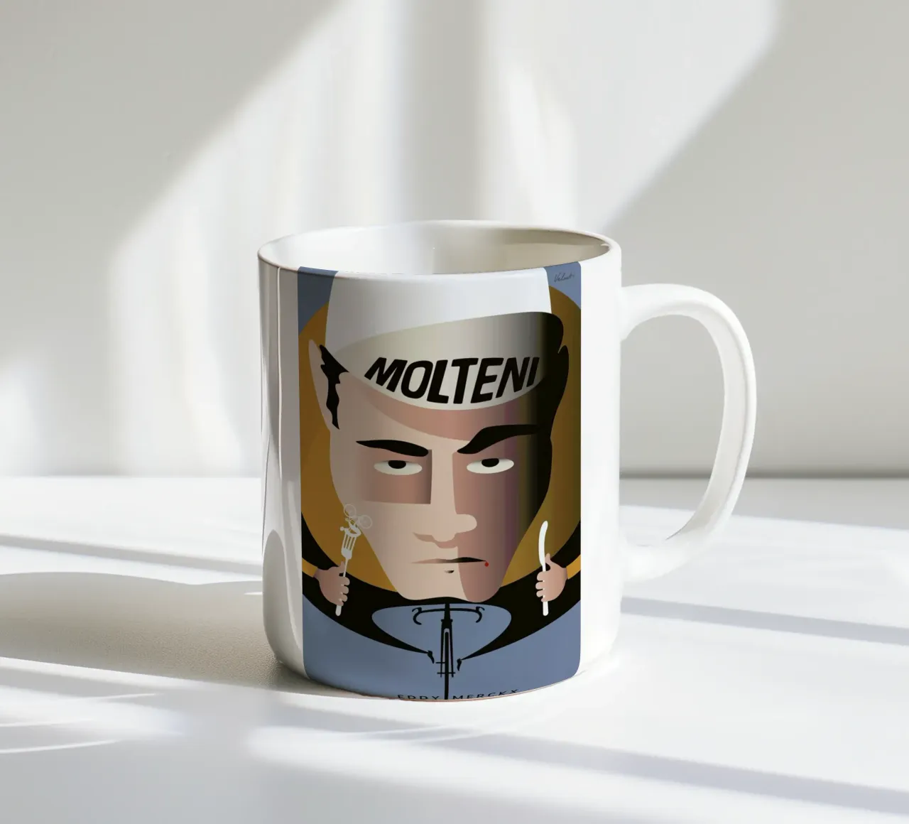 Merckx tazza in ceramica da Michael Valenti