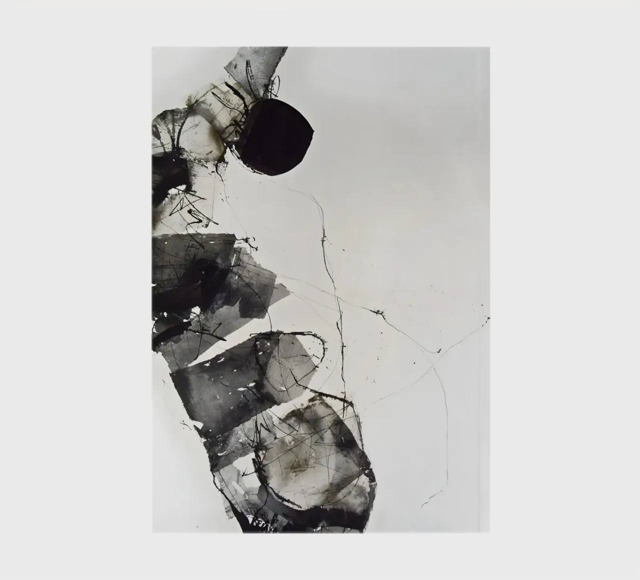 The art of darkness: structure and depth notebook by Kunst und Kontrast