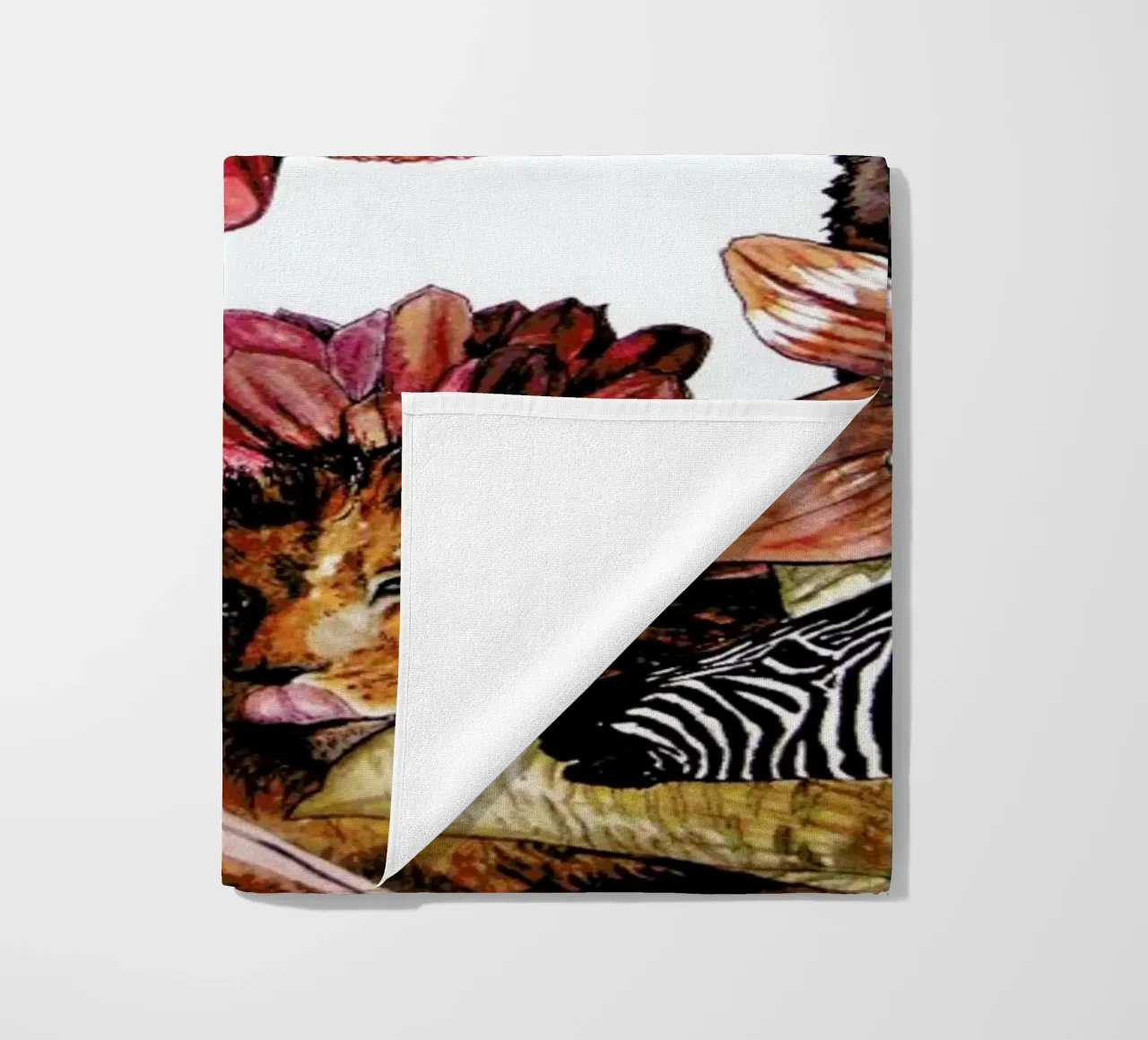 Similarities beach towel by Laura O'Connor
