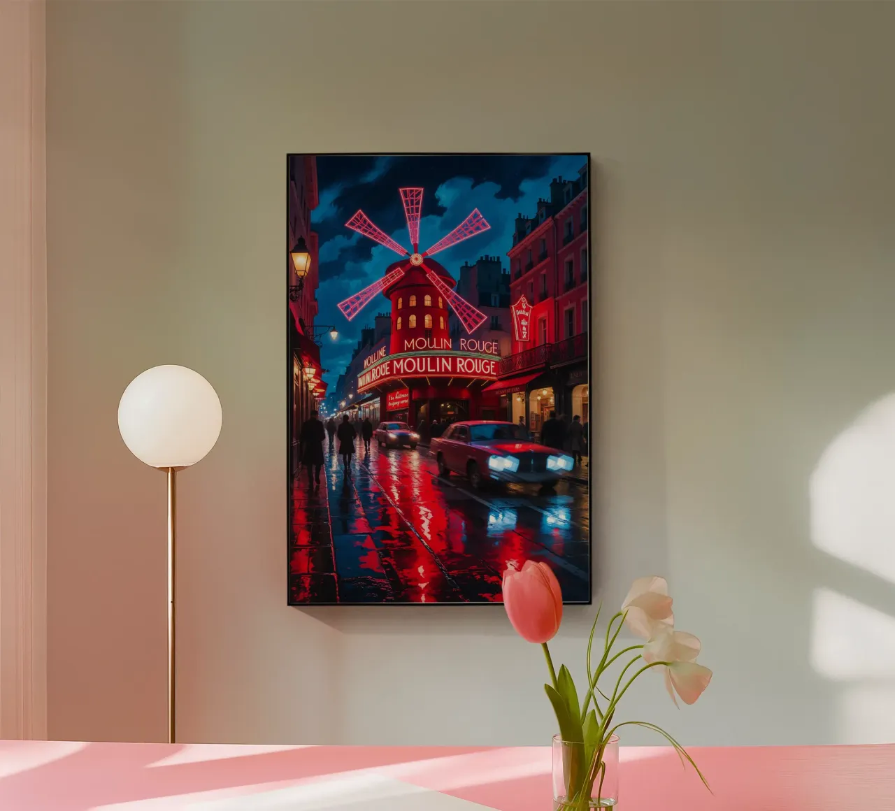 Dynamic Scene at Moulin Rouge plexiglass da AlbertKlee