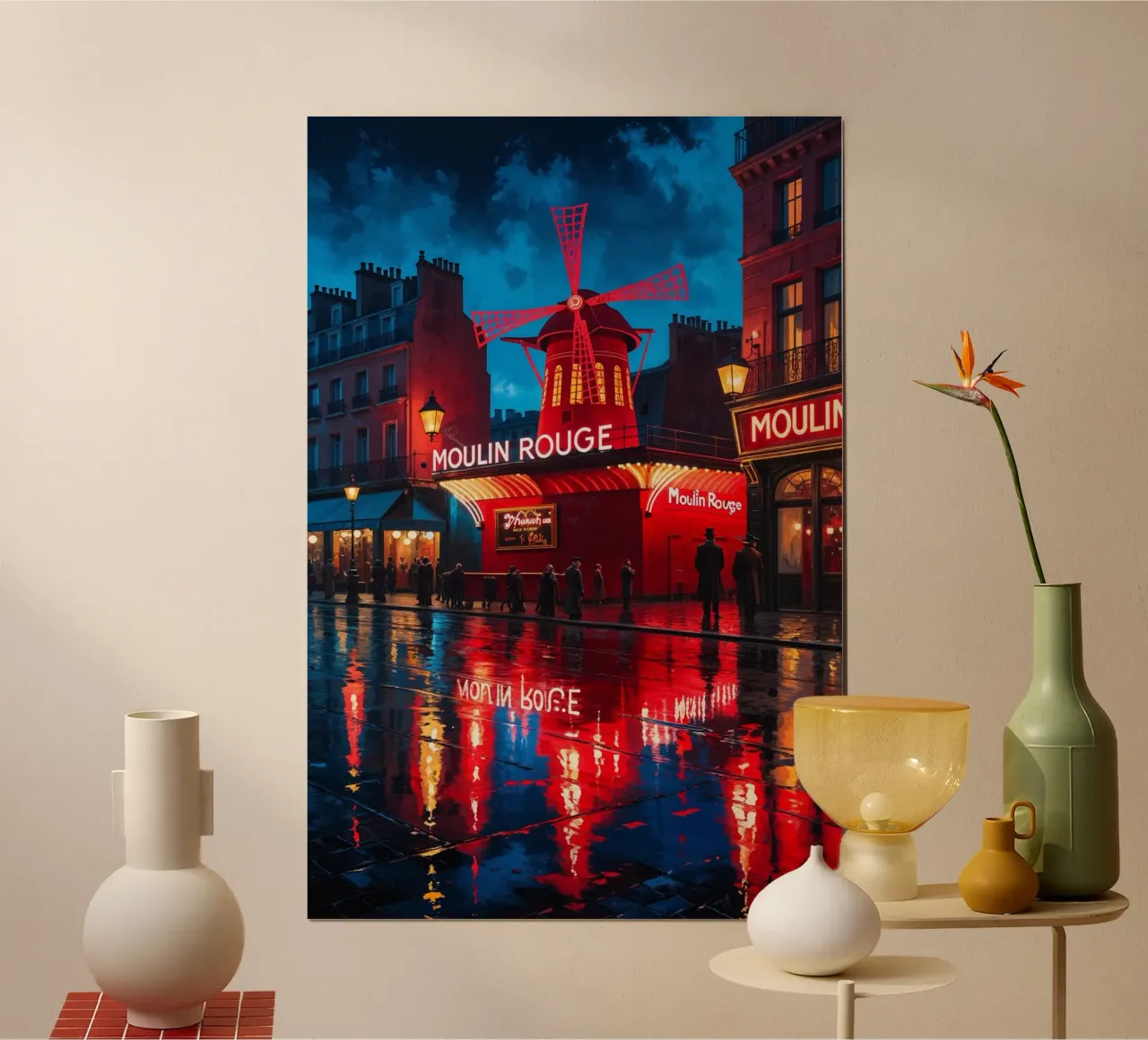 Vivid Reflections of Moulin Rouge poster da AlbertKlee
