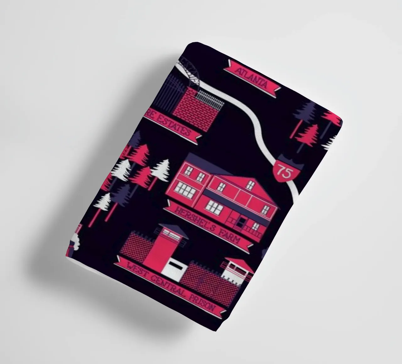 The Walking Dead map asciugamano da bagno da Róbert Farkas