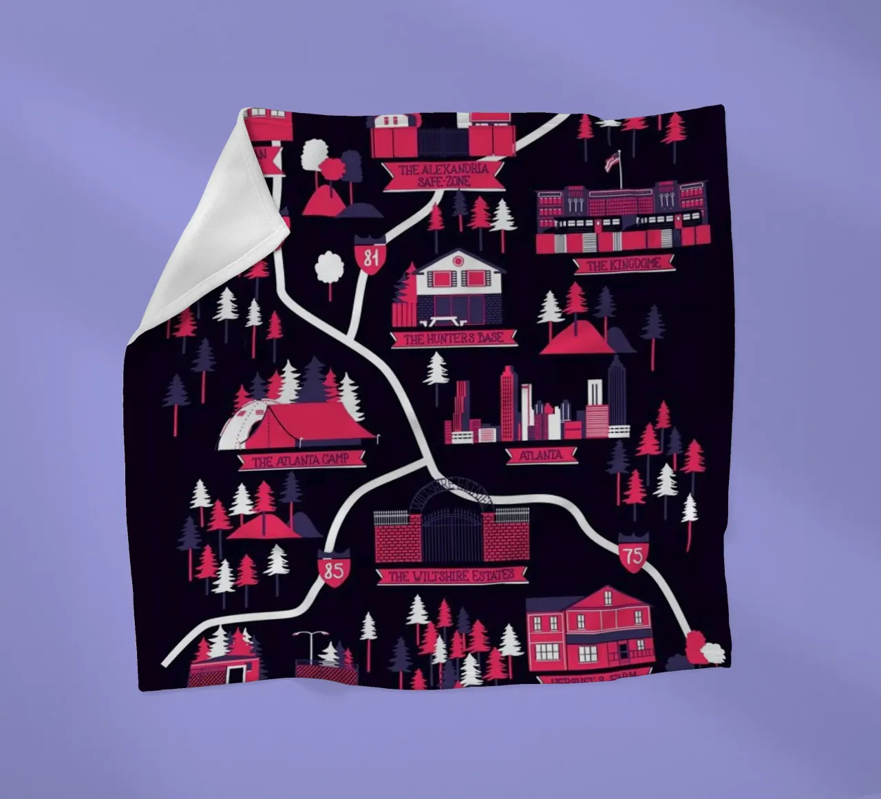 The Walking Dead map coperta in pile da Róbert Farkas