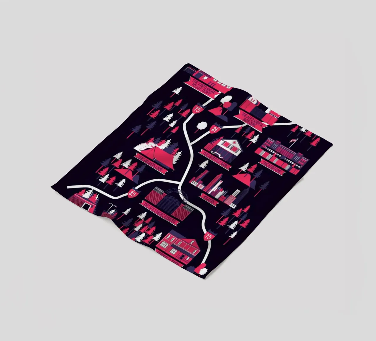 The Walking Dead map coperta in pile da Róbert Farkas