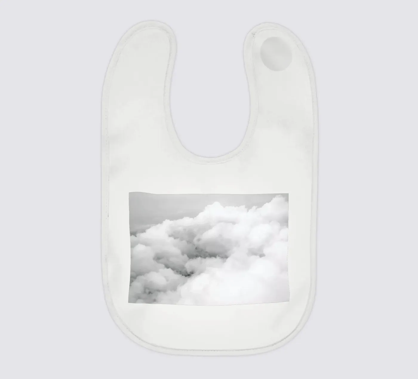 Above the Clouds baby bib by Chris Abatzis