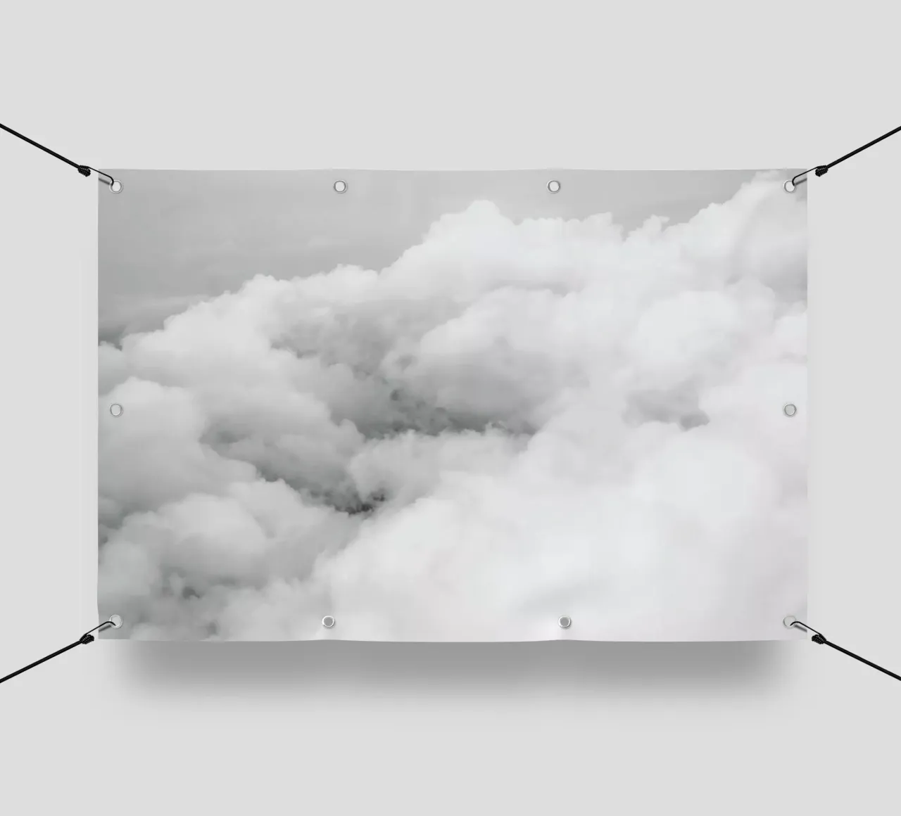 Above the Clouds telo in pvc da Chris Abatzis