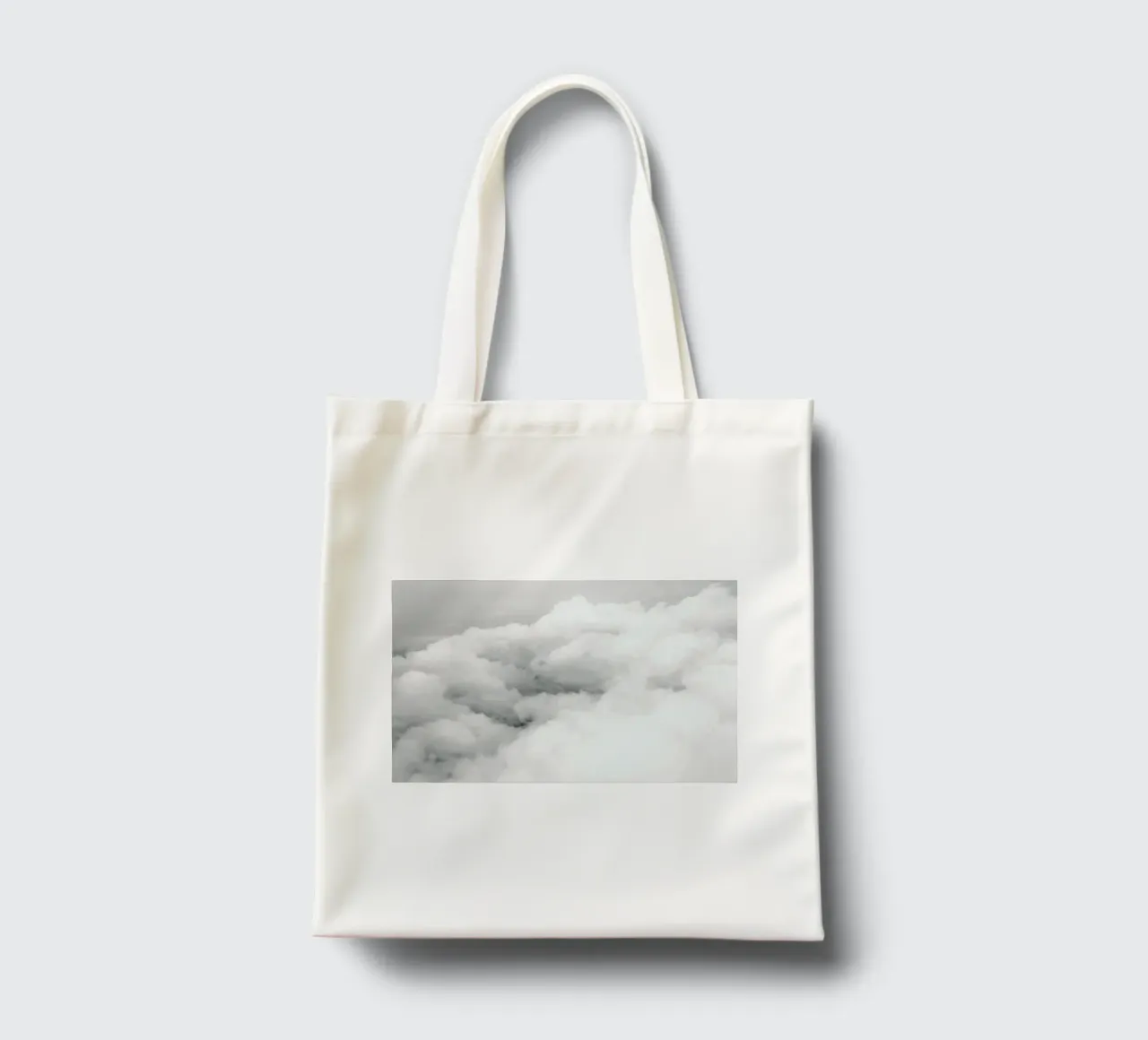 Above the Clouds borsa in juta da Chris Abatzis
