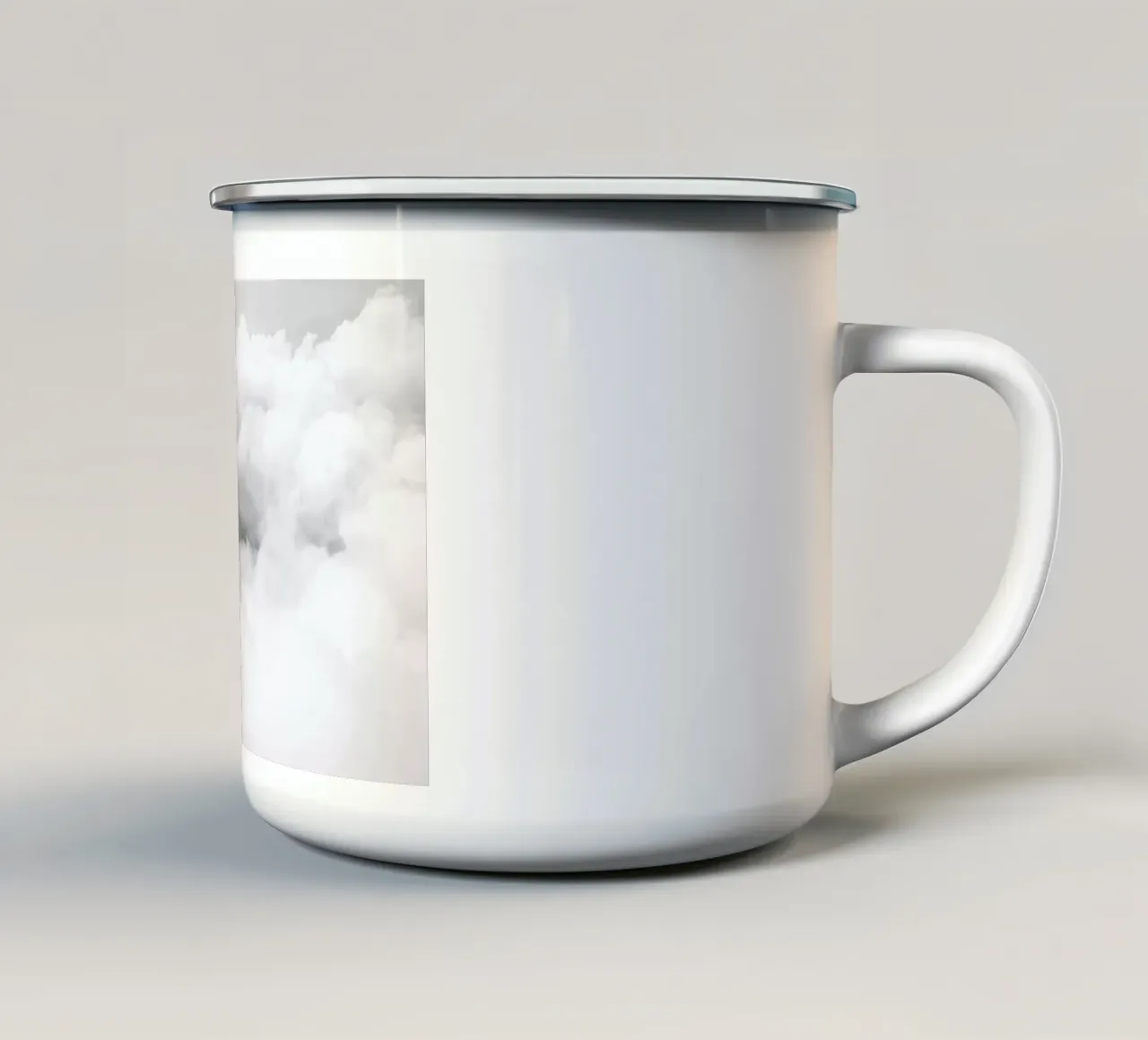 Above the Clouds tazza in smalto da Chris Abatzis