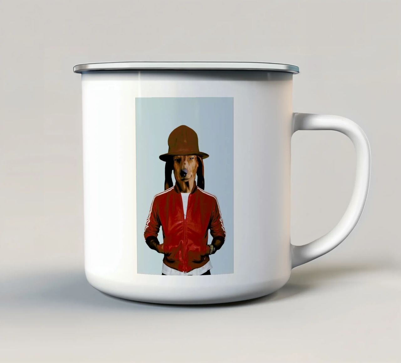Mr Williams tazza in smalto da Mrs. Pepper's Designs