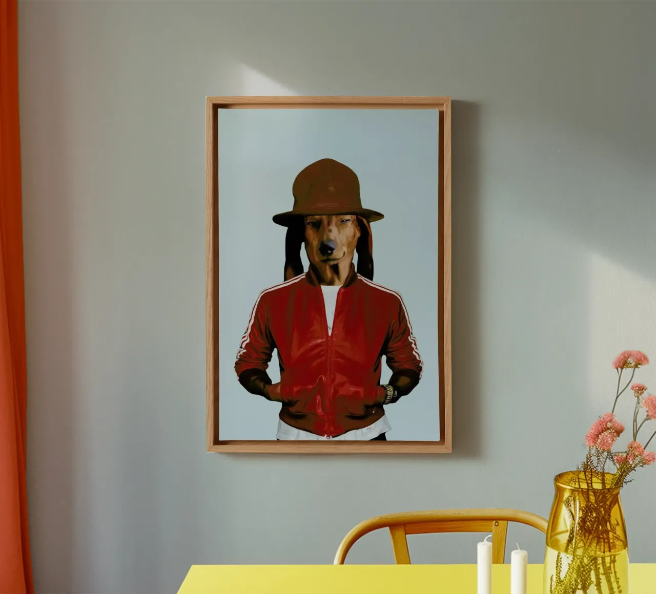 Mr Williams tela con Cornice a cassetta da Mrs. Pepper's Designs